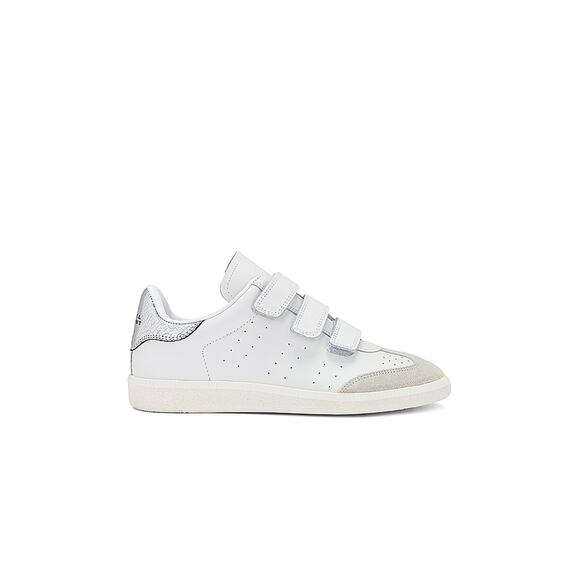 Isabel Marant 'Beth' White Leather Sneakers Size 10